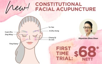 Post image of NEW! Constitutional Facial Acupuncture at $68 nett