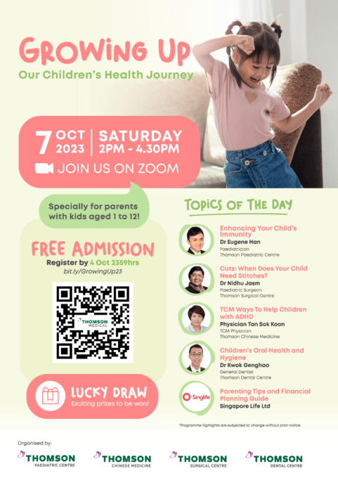 Growing Up Our Children's Health Journey 2023 Webinar Poster