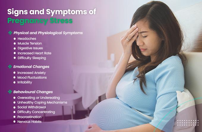 Signs and symptoms of pregnancy stress